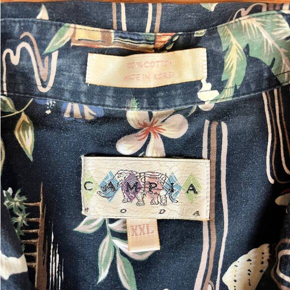 Vintage Campia Moda Wakiki Surf Hawaiian Shirt Mens Sz XXL - Picture 3 of 7